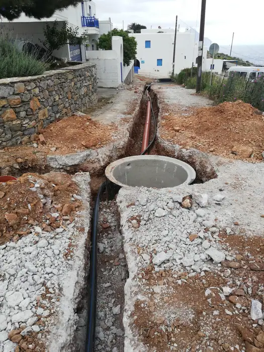 Κατασκευή δικτύου ύδρευσης περιοχής Αιγιάλης Αμοργού — 3