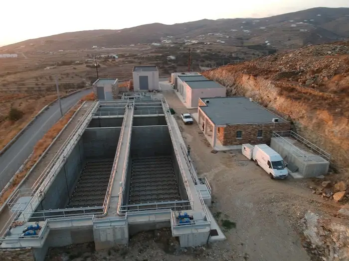 Εγκατάσταση Επεξεργασίας Λυμάτων και υποθαλάσσιος αγωγός διάθεσης λυμάτων δήμου Τήνου
