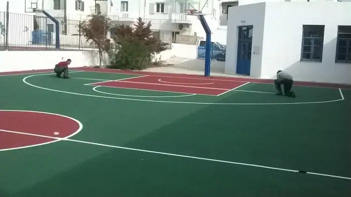 Ανακατασκευή Υπαίθριων Γηπέδων Μπάσκετ - Βόλεϊ του Δημοτικού Σχολείου και του Γυμνασίου Δήμου Αντιπάρου — 2