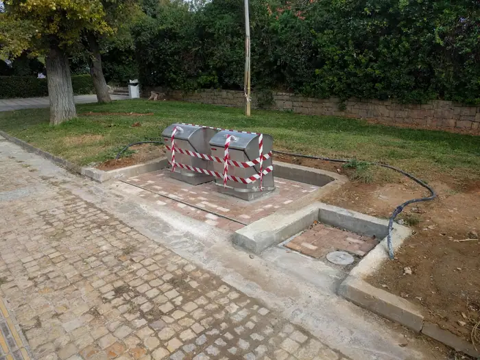 Διαμόρφωση χώρων για την εγκατάσταση υπόγειων συστημάτων αποκομιδής απορριμμάτων στο Μαρούσι — 3