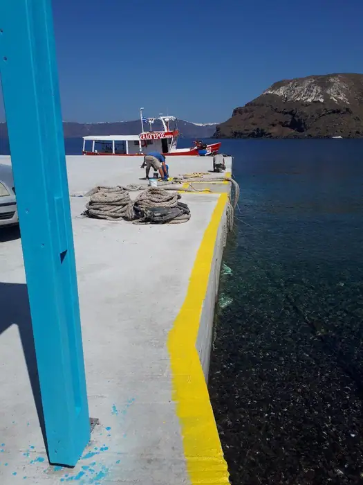 Αποκατάσταση προβλήτας στη Ρίβα νήσου Θηρασιά — 3
